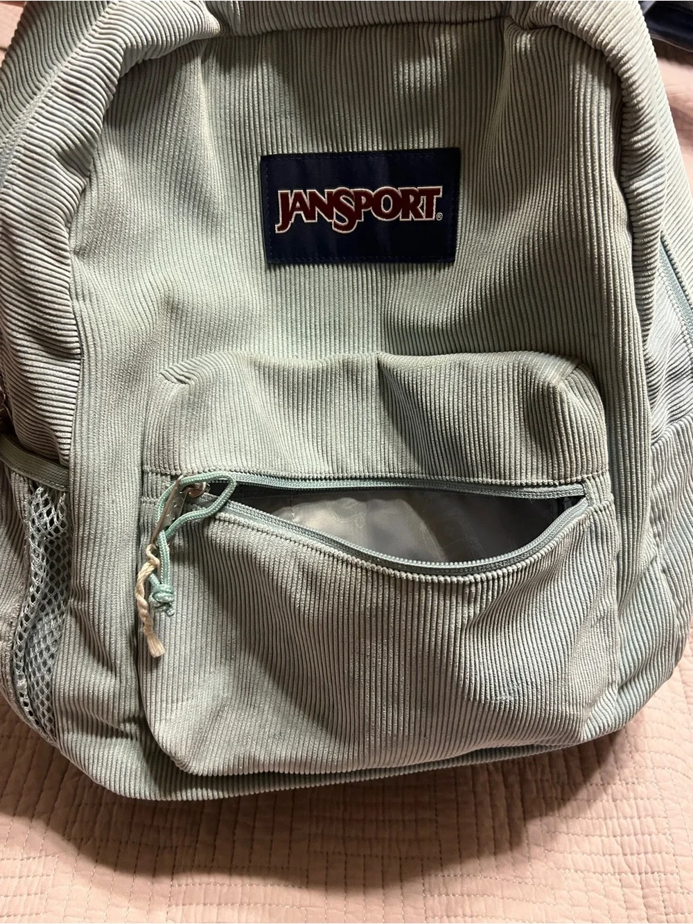 Jansport Light Sage Corduroy Backpack